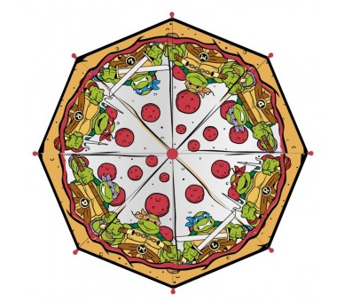 Paraguas manual burbuja Tortugas Ninja 45cm