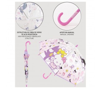 Paraguas manual POE Hello Kitty and Friends