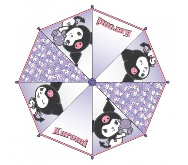 Paraguas manual POE Kuromi Hello Kitty