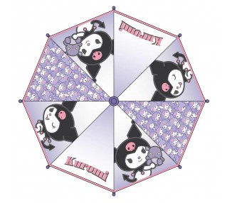 Paraguas manual POE Kuromi Hello Kitty