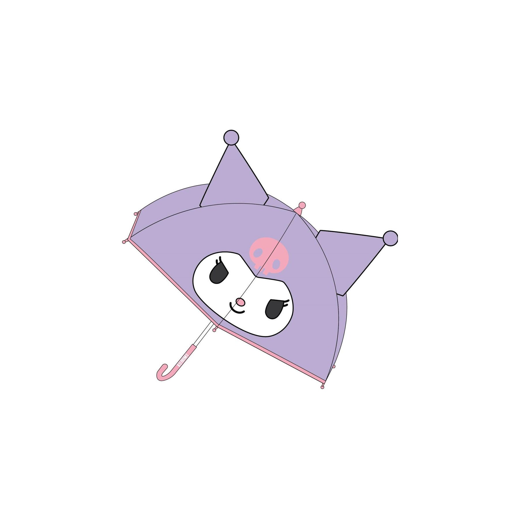 Paraguas manual Kuromi Hello Kitty