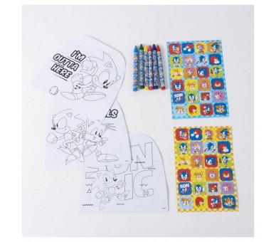 Album actividades coloreable Sonic the Hedgehog