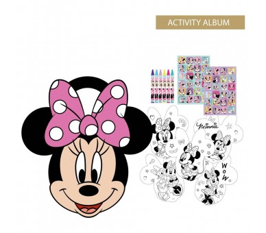 Album actividades coloreable Minnie Disney