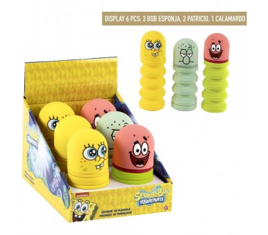 Portatodo silicona Bob Esponja surtido
