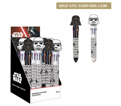 Boligrafo colores Star Wars surtido