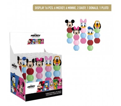 Subrayador apilable Disney surtido