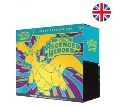 Estuche de Entrenador Elite juego cartas Heroes Ascendentes Pokemon ingles
