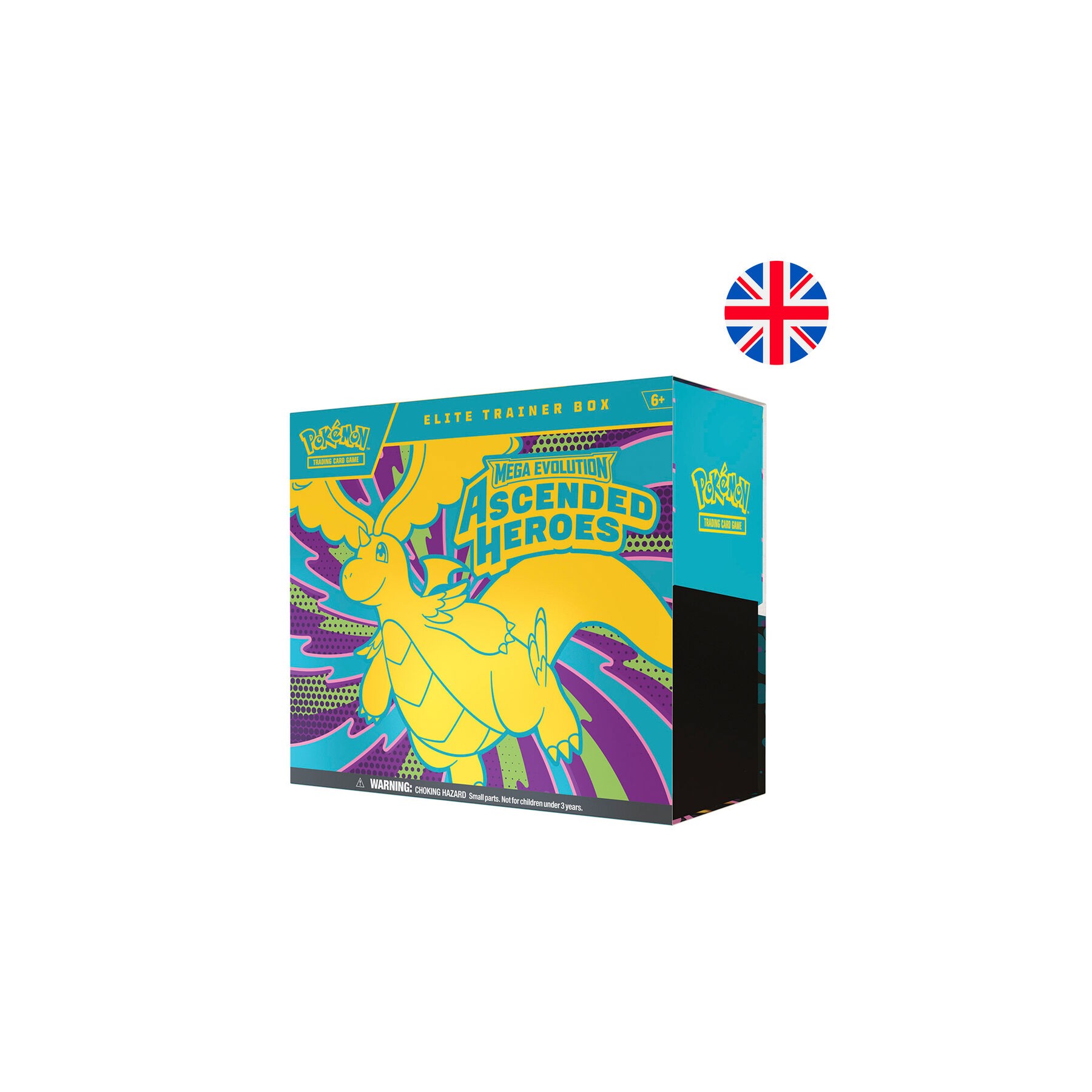 Estuche de Entrenador Elite juego cartas Heroes Ascendentes Pokemon ingles