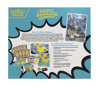Estuche de Entrenador Elite juego cartas Heroes Ascendentes Pokemon ingles