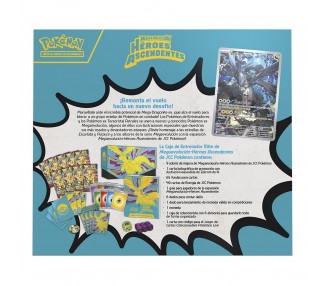 Estuche de Entrenador Elite juego cartas Heroes Ascendentes Pokemon español