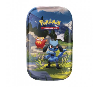 Mini Lata juego cartas Heroes Ascendentes Pokemon ingles surtido