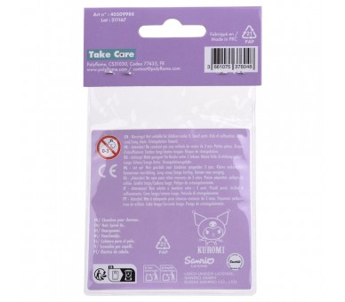 Blister 2 coleteros pelo Kuromi Hello Kitty