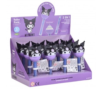 Balsamo labial + brillo Kuromi Hello Kitty