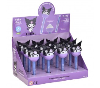 Balsamo labial + brillo Kuromi Hello Kitty