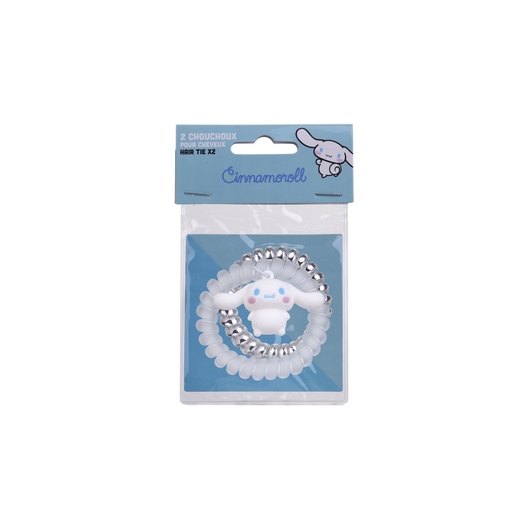 Blister 2 coleteros pelo Cinnamoroll Hello Kitty