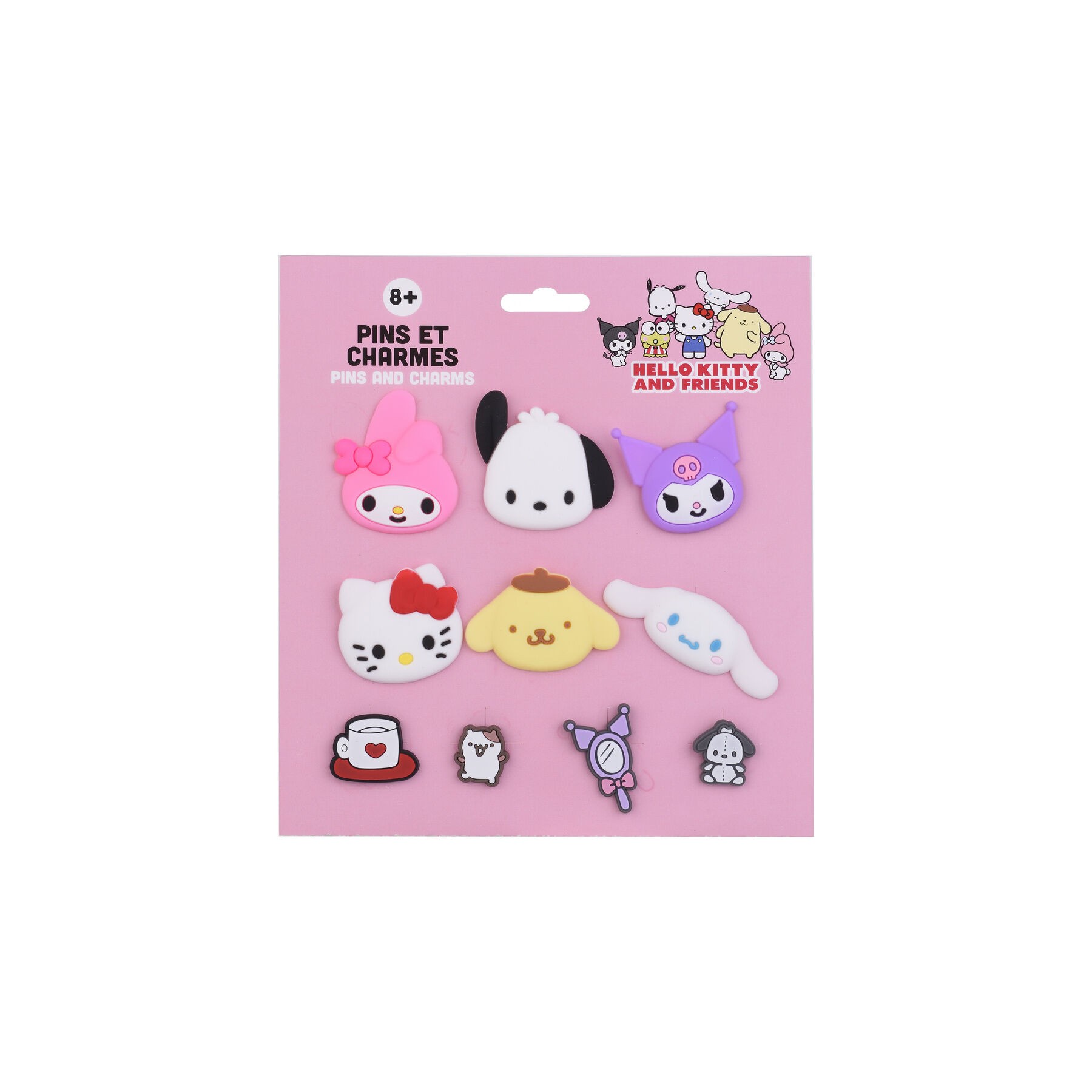 Blister 10 Charms Hello Kitty and Friends