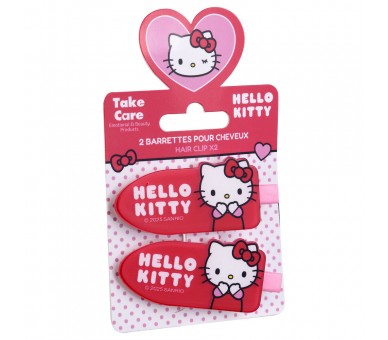 Blister 2 pinzas pelo Hello Kitty