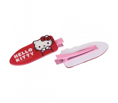 Blister 2 pinzas pelo Hello Kitty