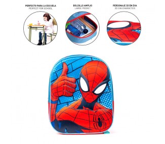 Mochila 3D Spiderman Marvel 31cm