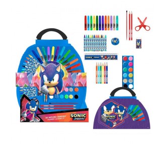 Set Papeleria Sonic Prime 50pzs