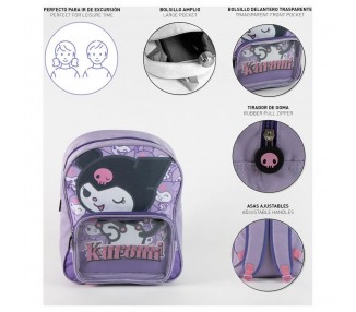 Mochila Kuromi Hello Kitty 30cm
