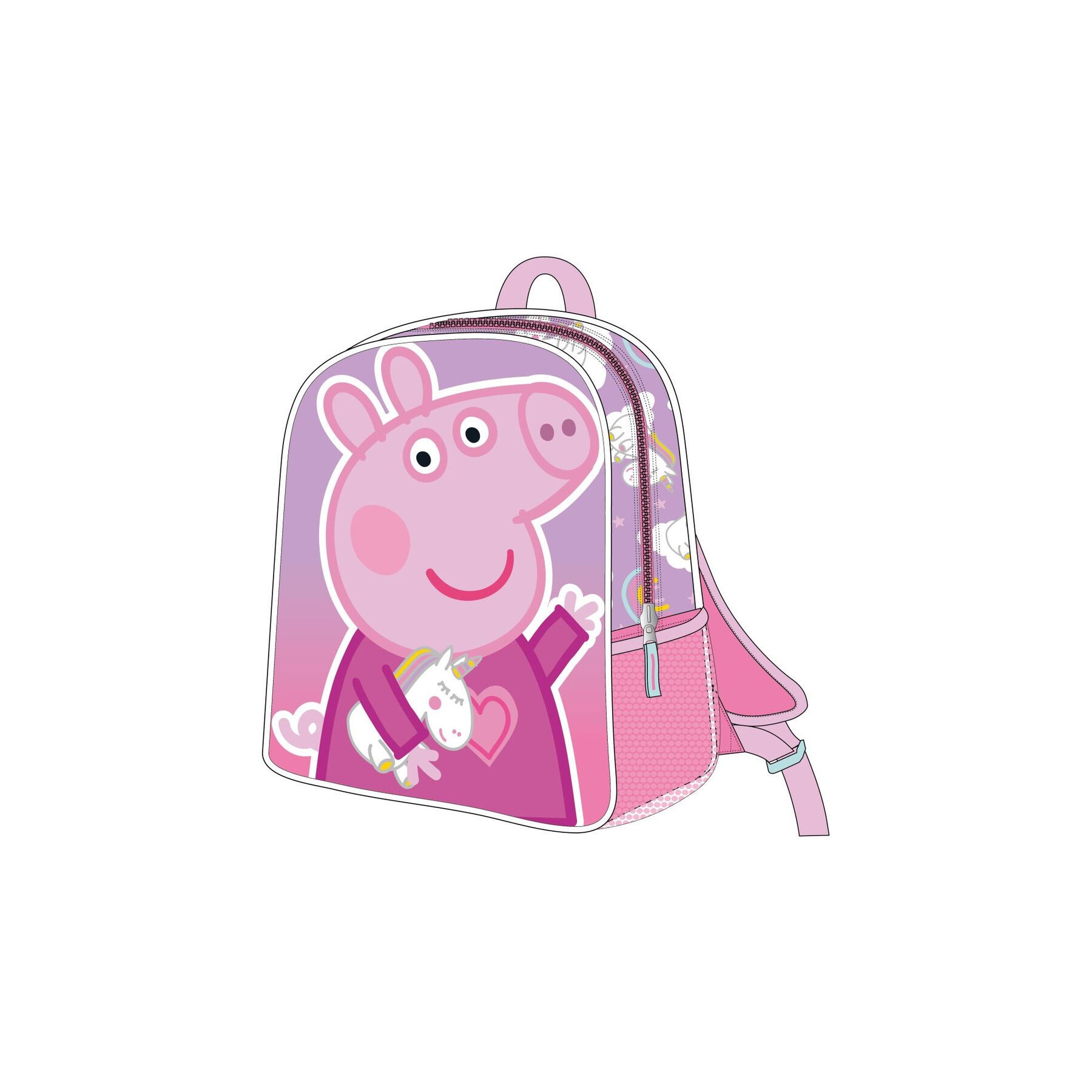 Mochila 3D Peppa Pig 30cm