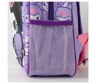 Mochila 3D Kuromi Hello Kitty 30cm