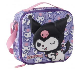 Bolsa portameriendas 3D Kuromi Hello Kitty