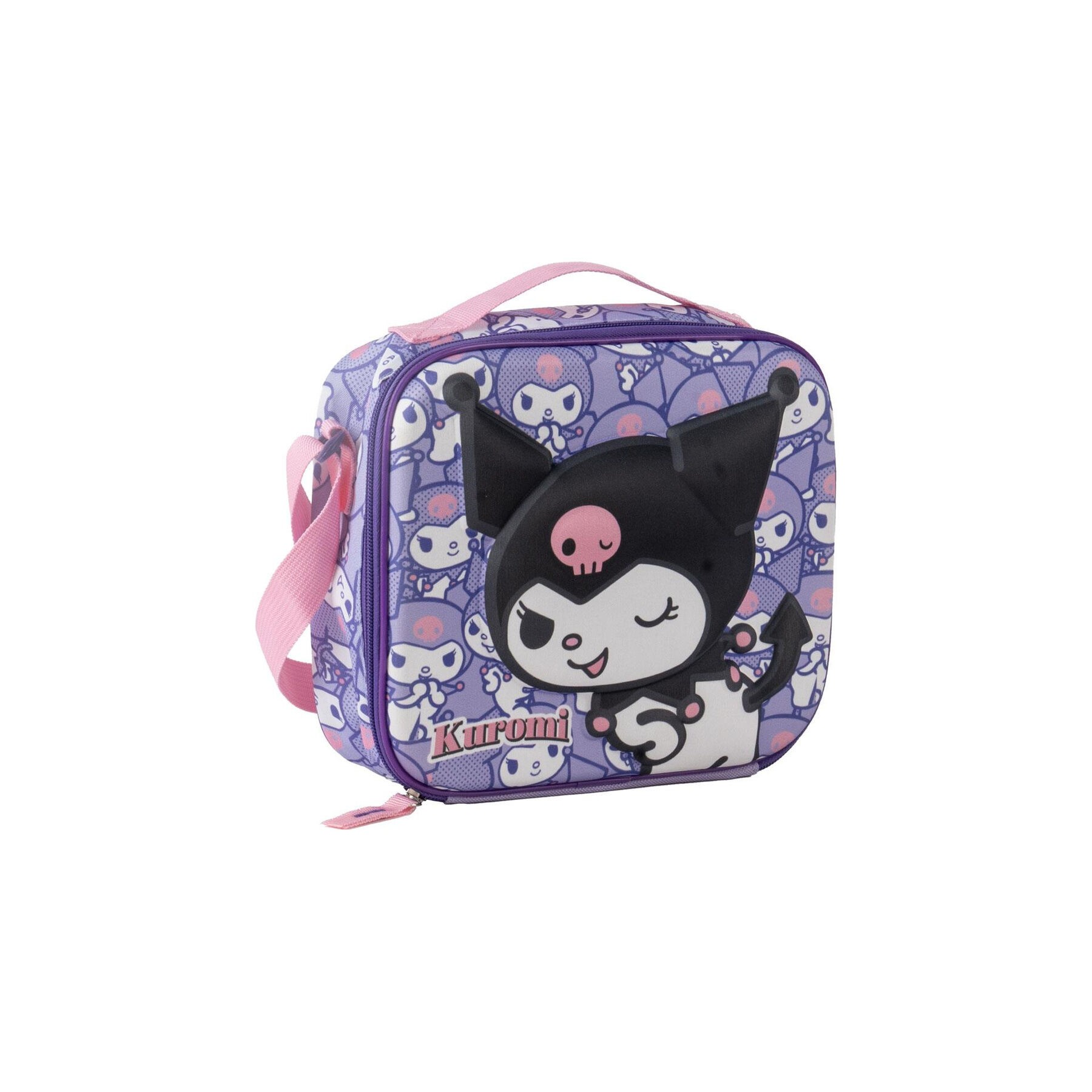 Bolsa portameriendas 3D Kuromi Hello Kitty