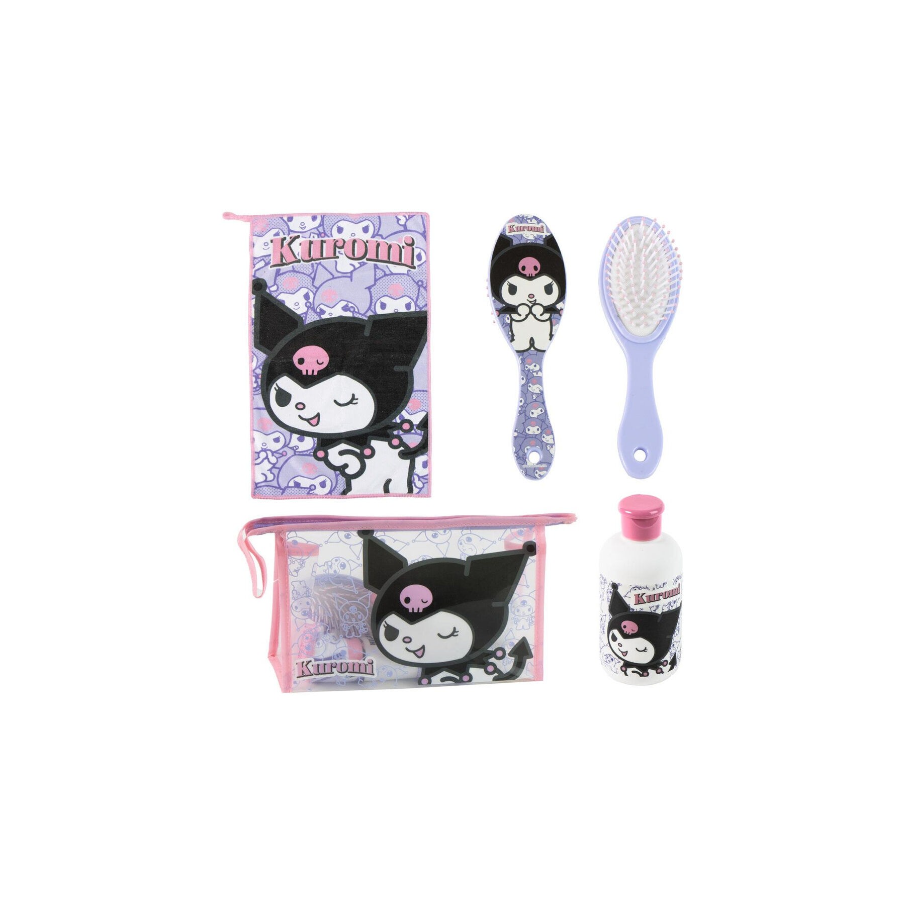 Set neceser aseo Kuromi Hello Kitty