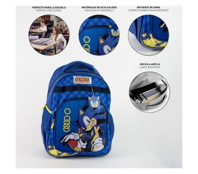 Mochila Sonic the Hedgehog 42cm adaptable