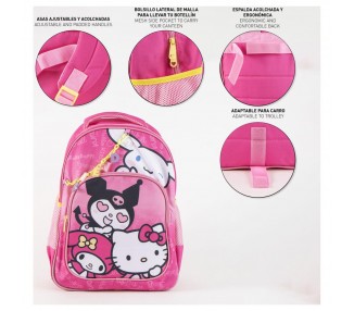 Mochila Hello Kitty and Friends 42cm adaptable