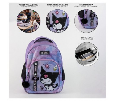 Mochila Kuromi Hello Kitty 42cm adaptable