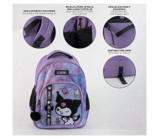 Mochila Kuromi Hello Kitty 42cm adaptable