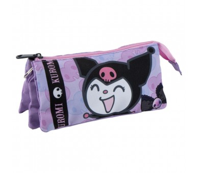 Portatodo Kuromi Hello Kitty triple