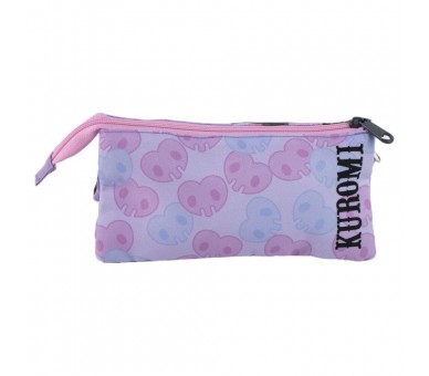 Portatodo Kuromi Hello Kitty triple