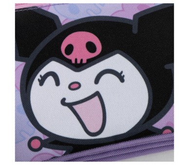 Portatodo Kuromi Hello Kitty triple