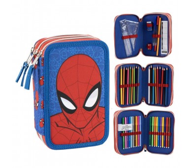 Plumier Spiderman Marvel triple
