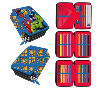 Plumier Vengadores Avengers Marvel triple