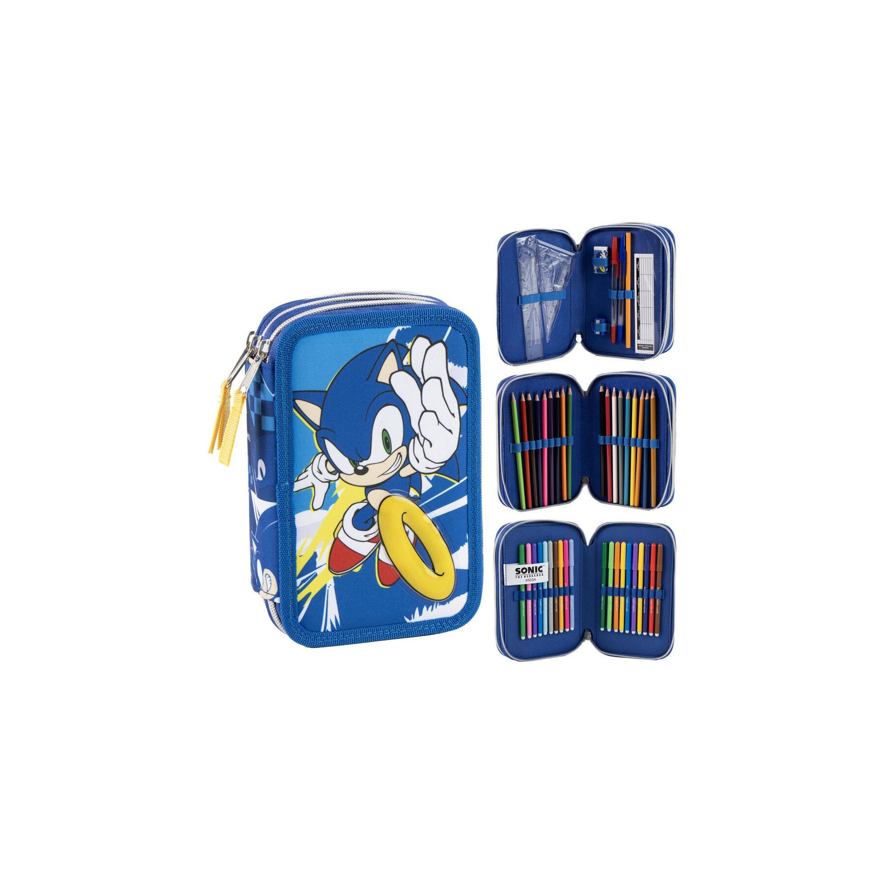 Plumier Sonic the Hedgehog triple