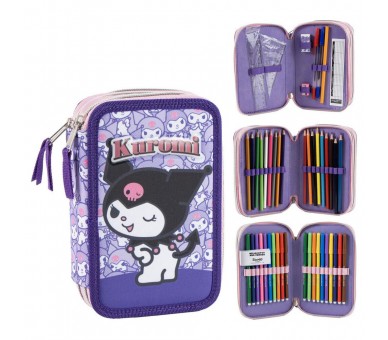 Plumier Kuromi Hello Kitty triple