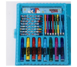 Estuche papeleria coloreable Sonic the Hedgehog