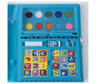 Estuche papeleria coloreable Sonic the Hedgehog