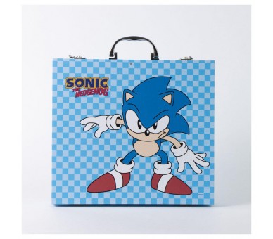 Maletin papeleria coloreable Sonic the Hedgehog