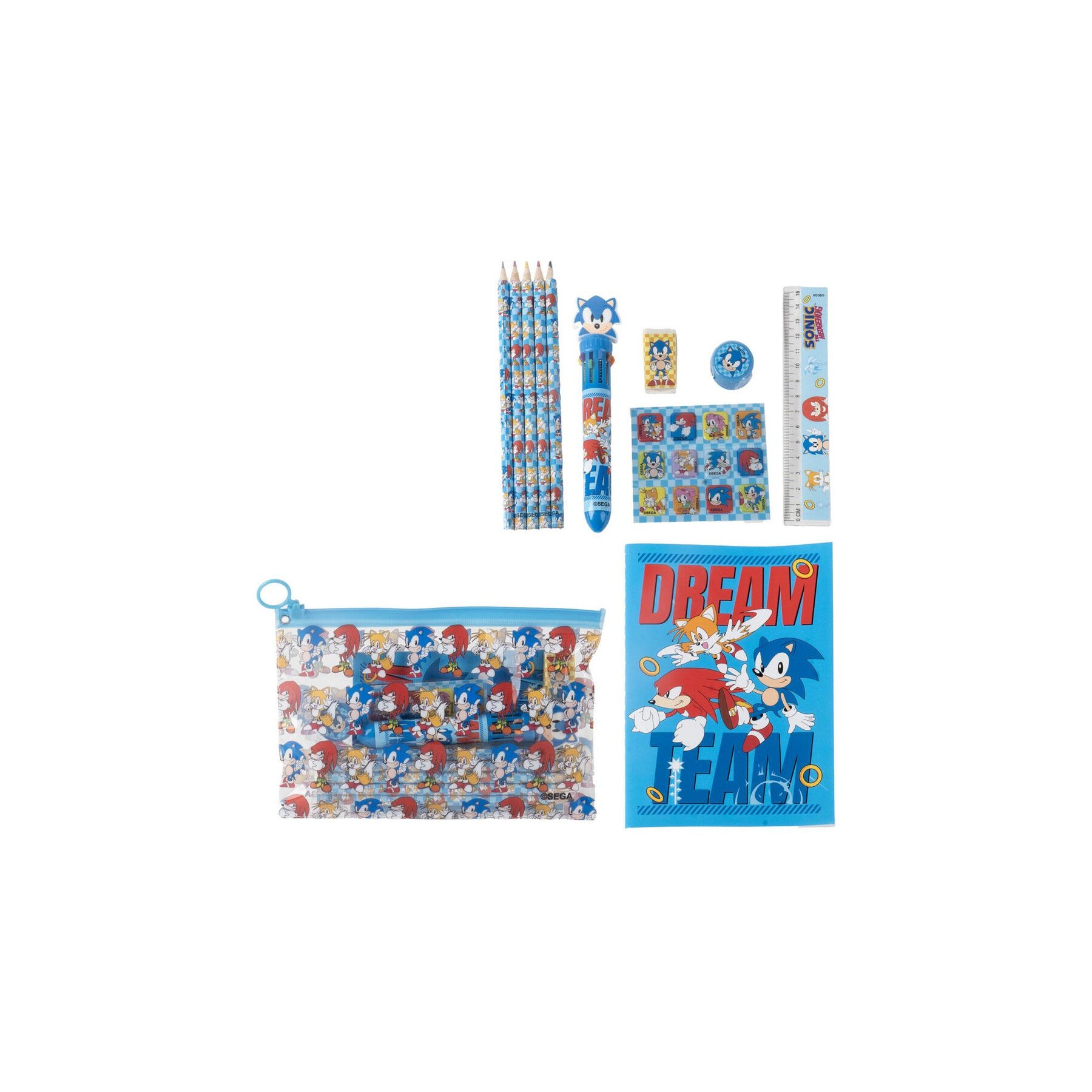 Set papeleria Sonic the Hedgehog