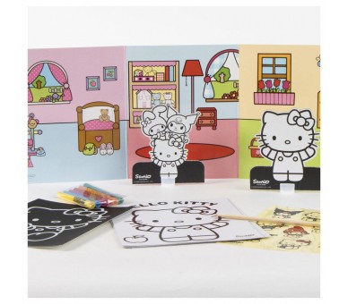 Bolso set coloreable Hello Kitty and Friends