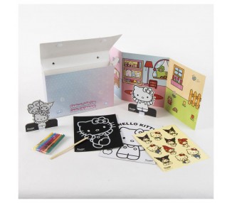 Bolso set coloreable Hello Kitty and Friends