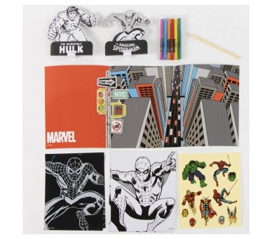Mochila set coloreable Spiderman Marvel