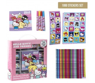 Blister pegatinas Hello Kitty and Friends 1000pzs