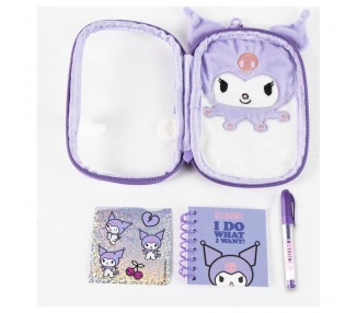 Set papeleria Kuromi Hello Kitty